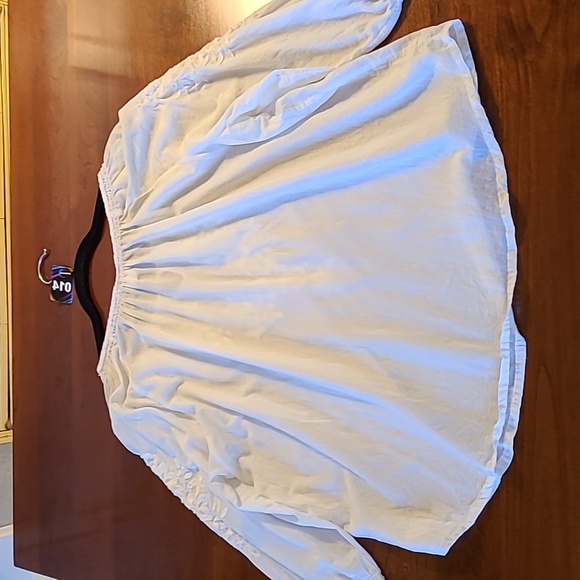 14. Torrid vintage embroidered white peasant blouse - Picture 6 of 16